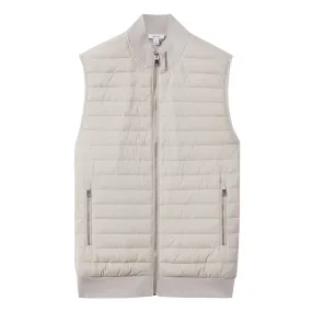 REISS Beige Padded Gilet - Pluto