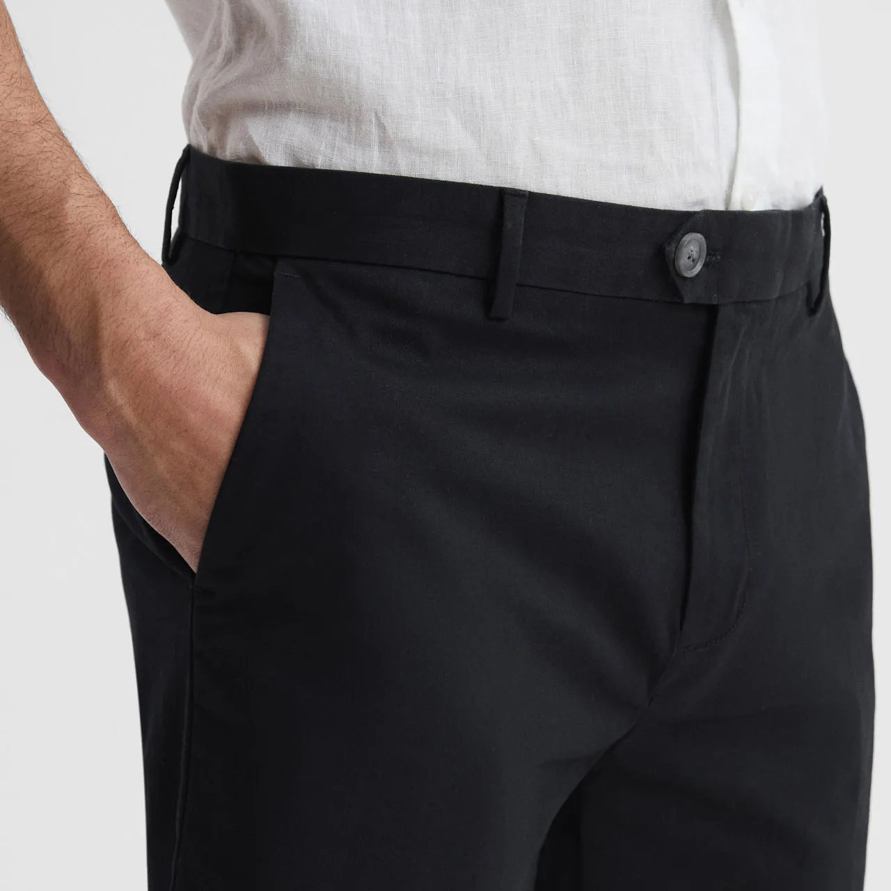 Black Wicket Chino Shorts by REISS