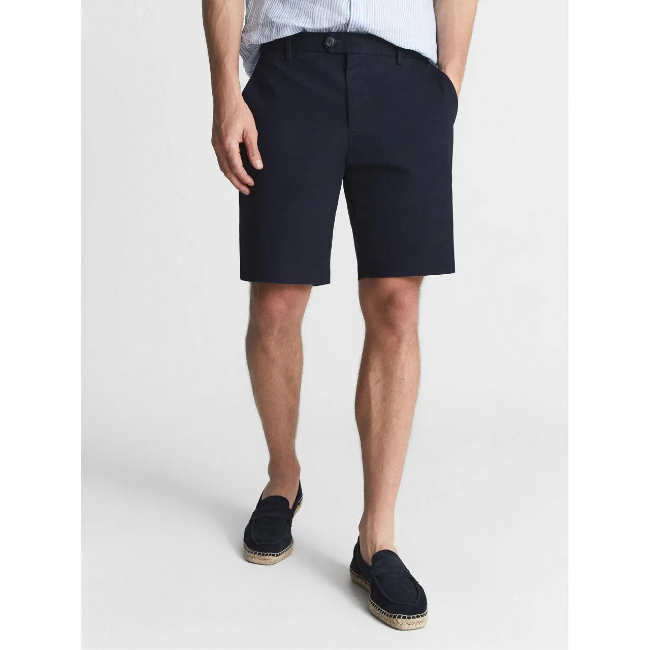 REISS Wicket Chino Shorts Blue