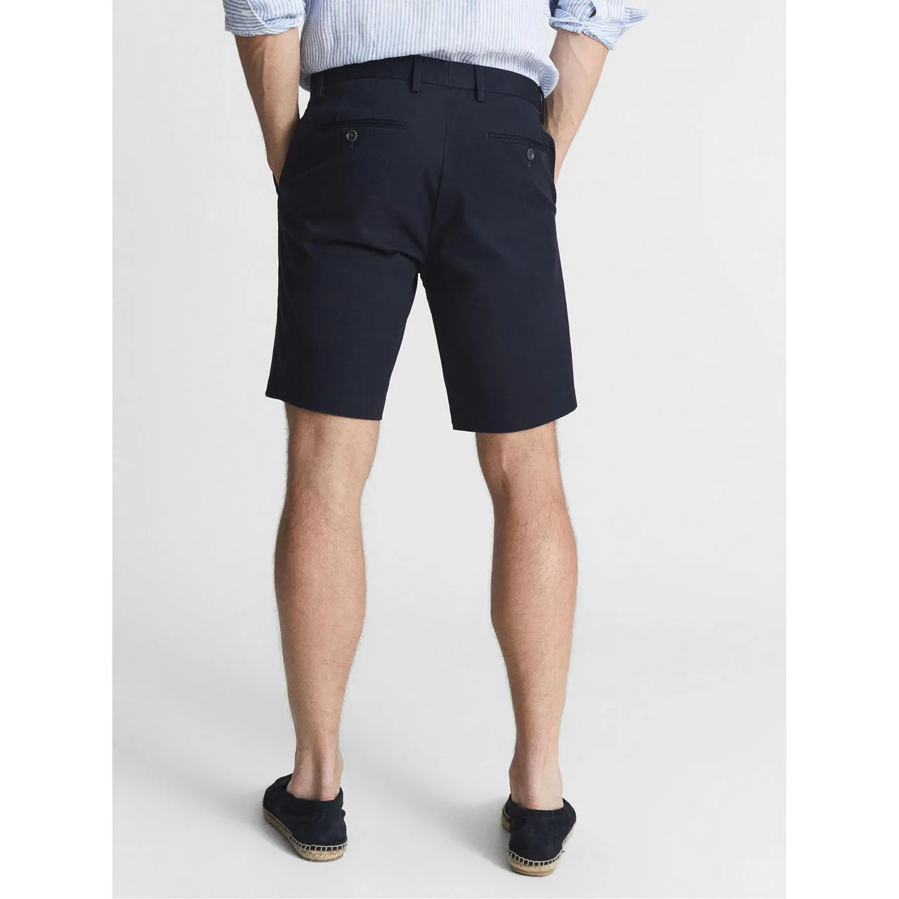 REISS Wicket Chino Shorts Blue