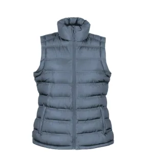 Frost Grey Ice Bird Padded Bodywarmer Jacket for Women - UTBC2725