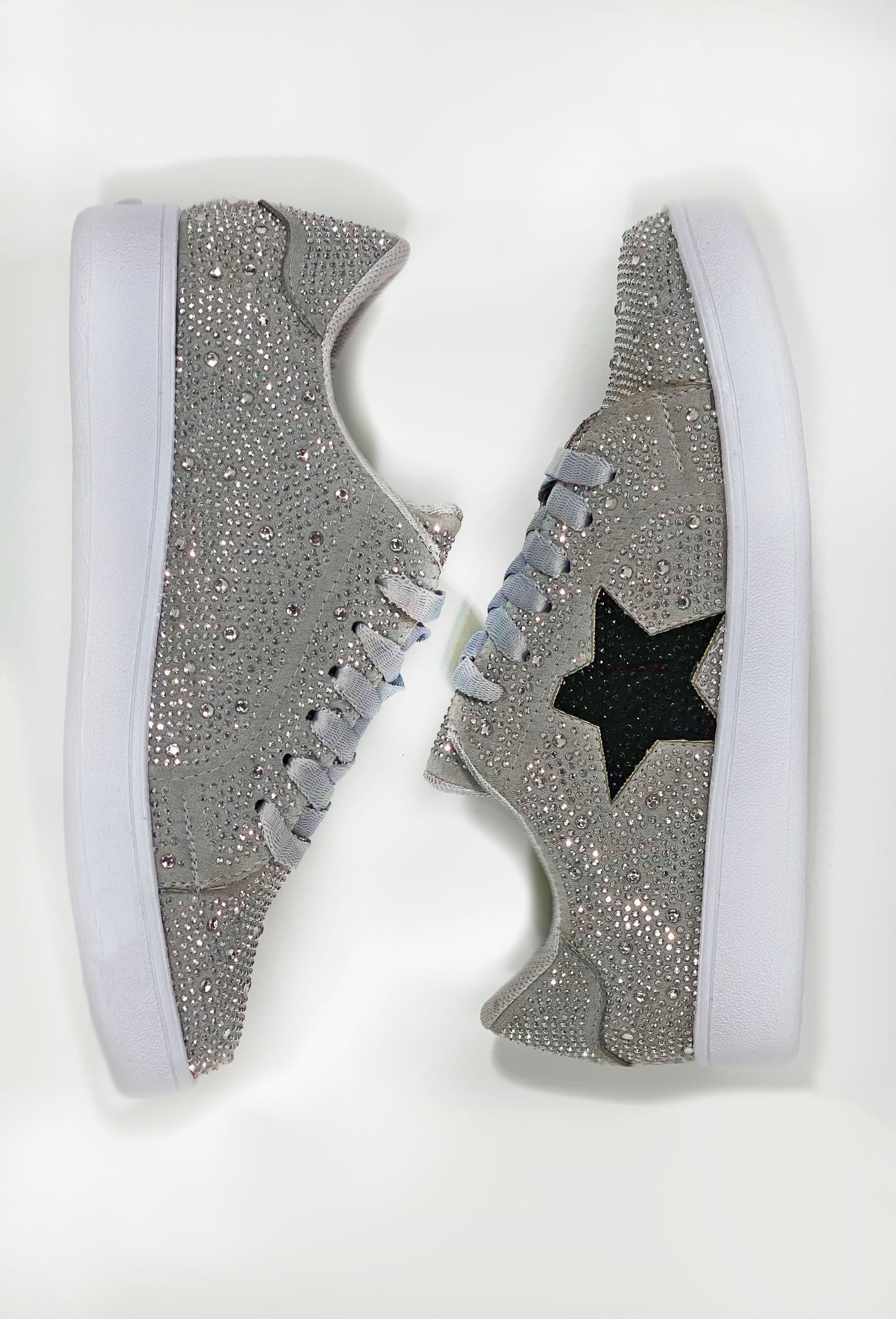 Rhinestone Star Sneaker with Miel