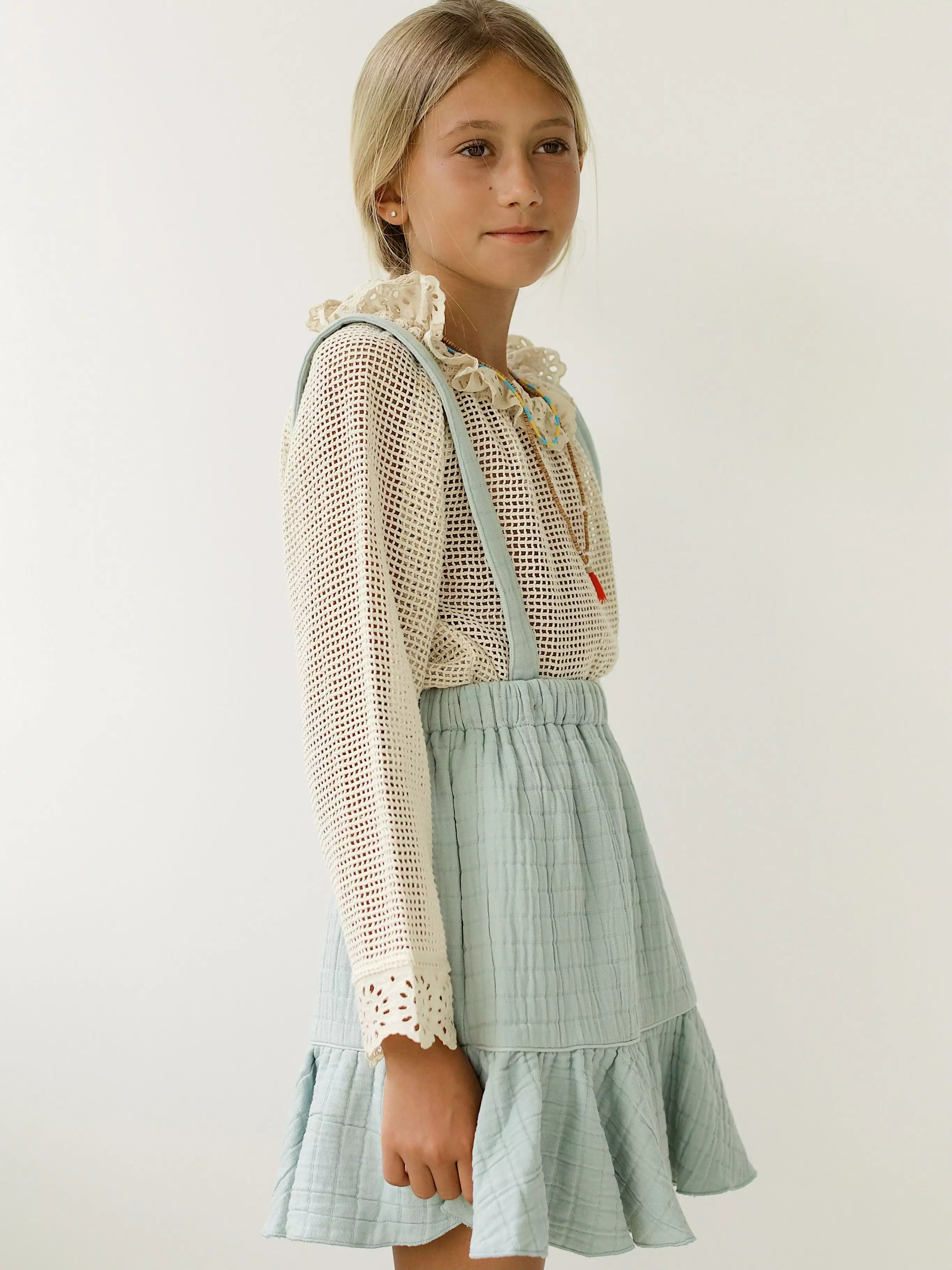 Romeo Skirt in Duck Egg Blue - Shop Now!