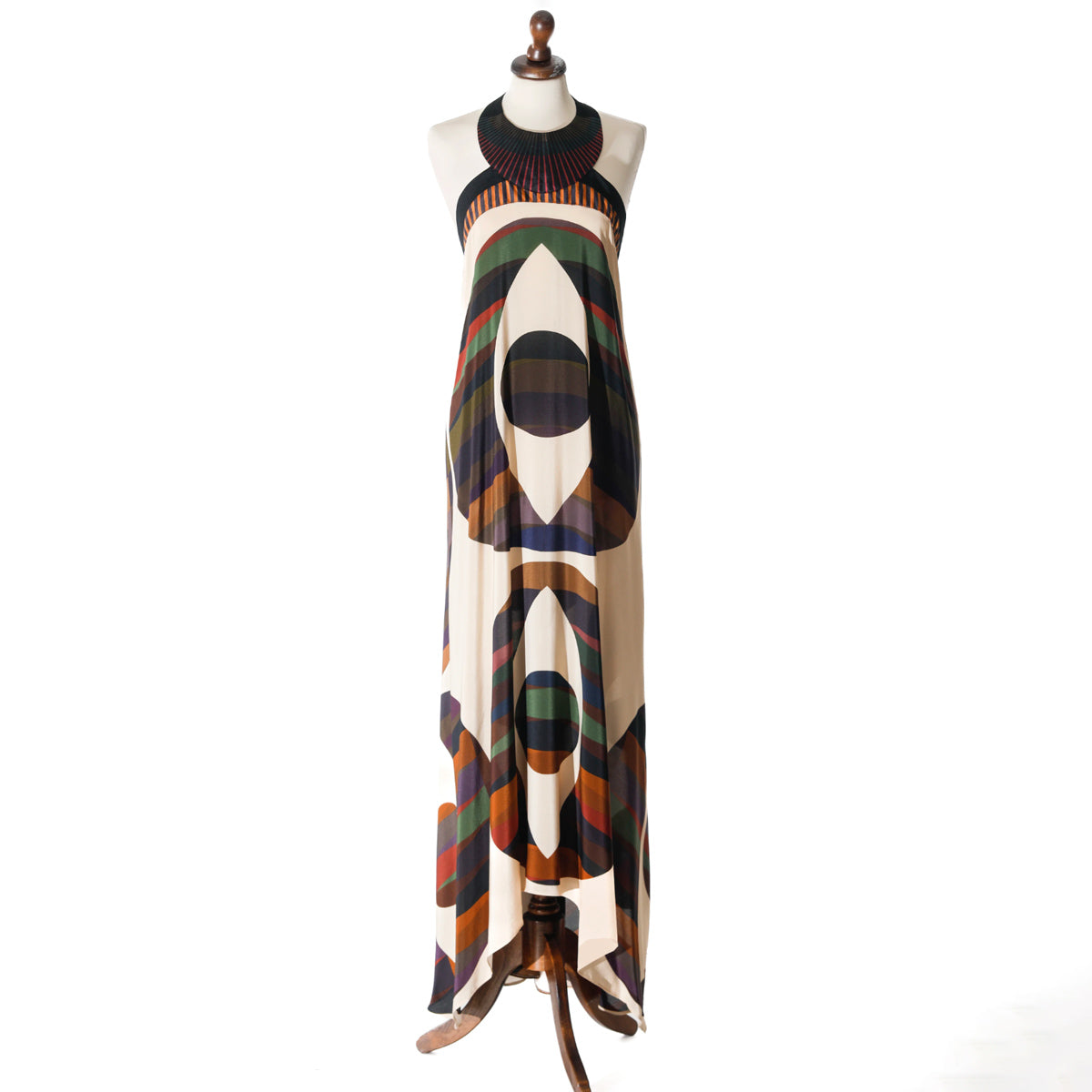 saba silk geometric dress