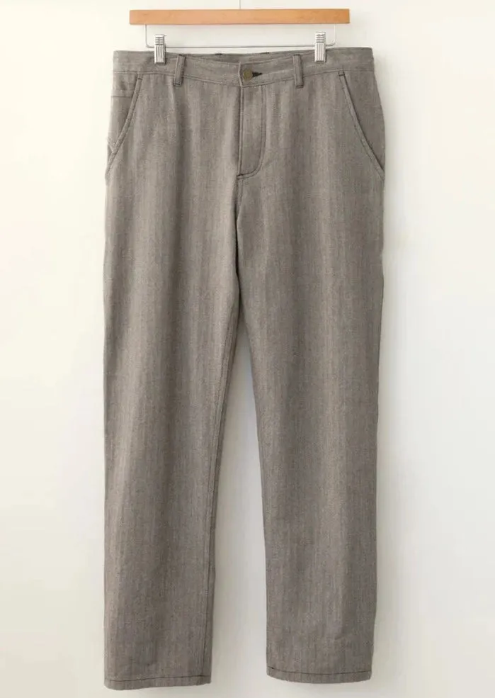 Saddle Herringbone Pants