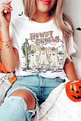 Scary Graphic Tee Shirt with Ghoulish Design