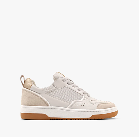 SHU SHOP Distressed Taupe Suede Romi Sneaker