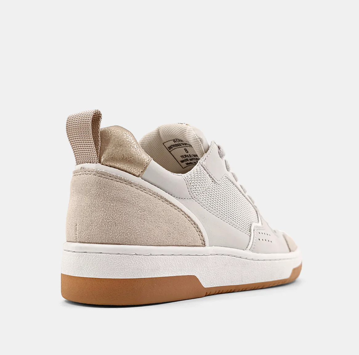 SHU SHOP Distressed Taupe Suede Romi Sneaker