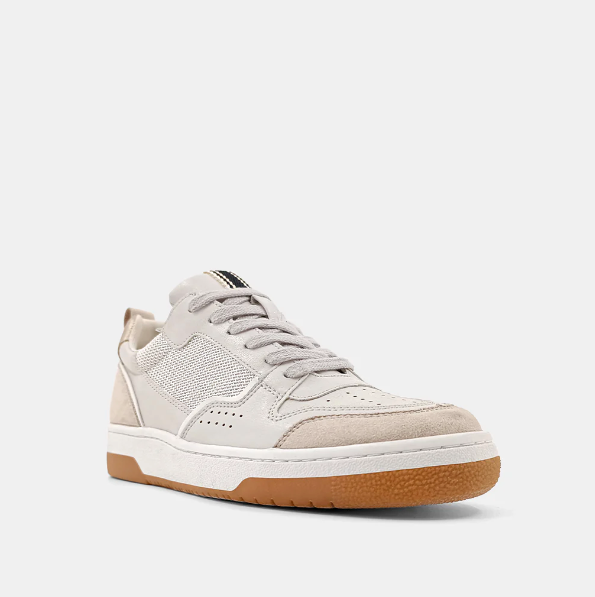 SHU SHOP Distressed Taupe Suede Romi Sneaker