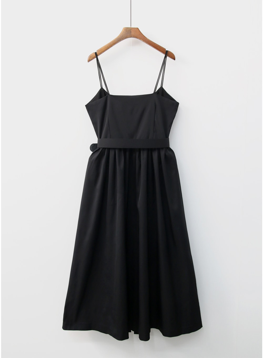 Sleeveless Party Dress with Belt - IA13