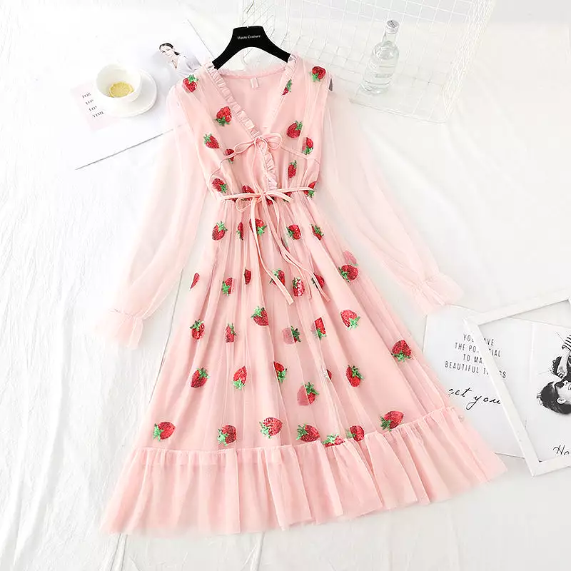 Strawberry Dress - AD210199