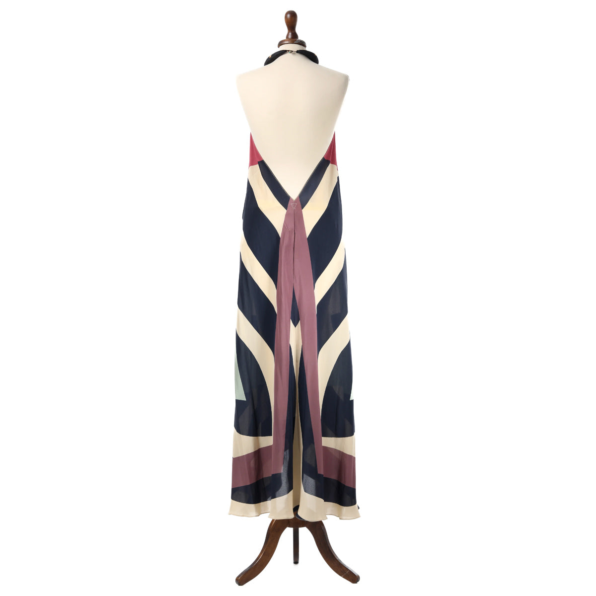 Striped Saba Silk Dress