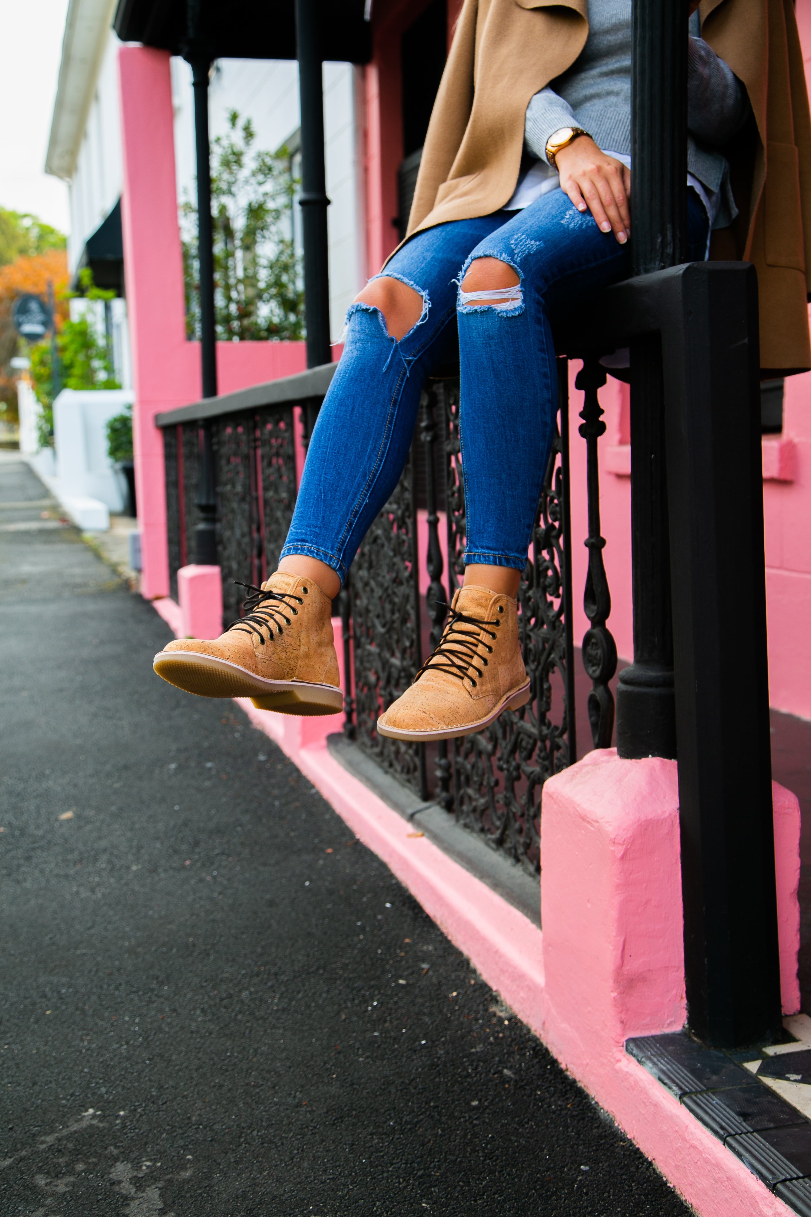 Stylish Urban Cork Boot for Safari Adventure