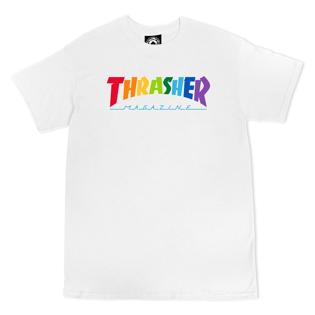 T-Shirt Rainbow Thrasher MAG Logo – Short Sleeve