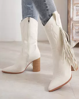 Tassel Western Boots