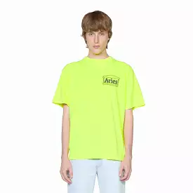 Temple Short Sleeve T-Shirt Fluro Yellow