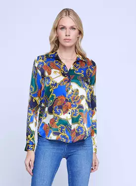 Tyler Shirt - Multi Butterfly Chain | L'Agence