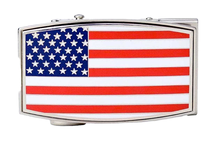 USA Flag Aston Color Dress Buckle - Fits 1 3/8 Straps | Shop Now