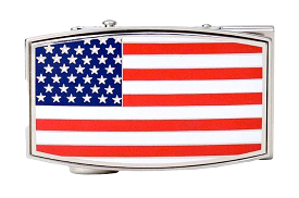 USA Flag Aston Color Dress Buckle - Fits 1 3/8 Straps | Shop Now