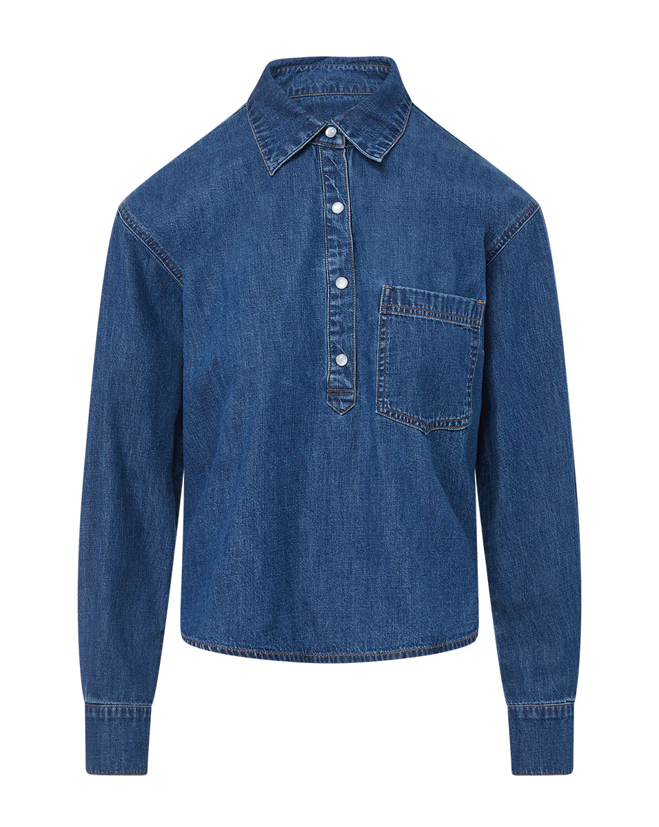 Veronica Beard - Avola Chambray Shirt - Cornflower