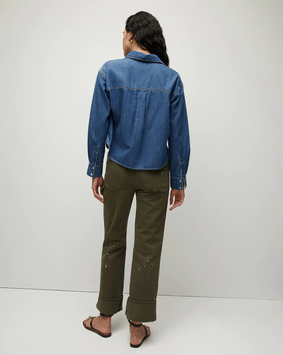 Veronica Beard - Avola Chambray Shirt - Cornflower