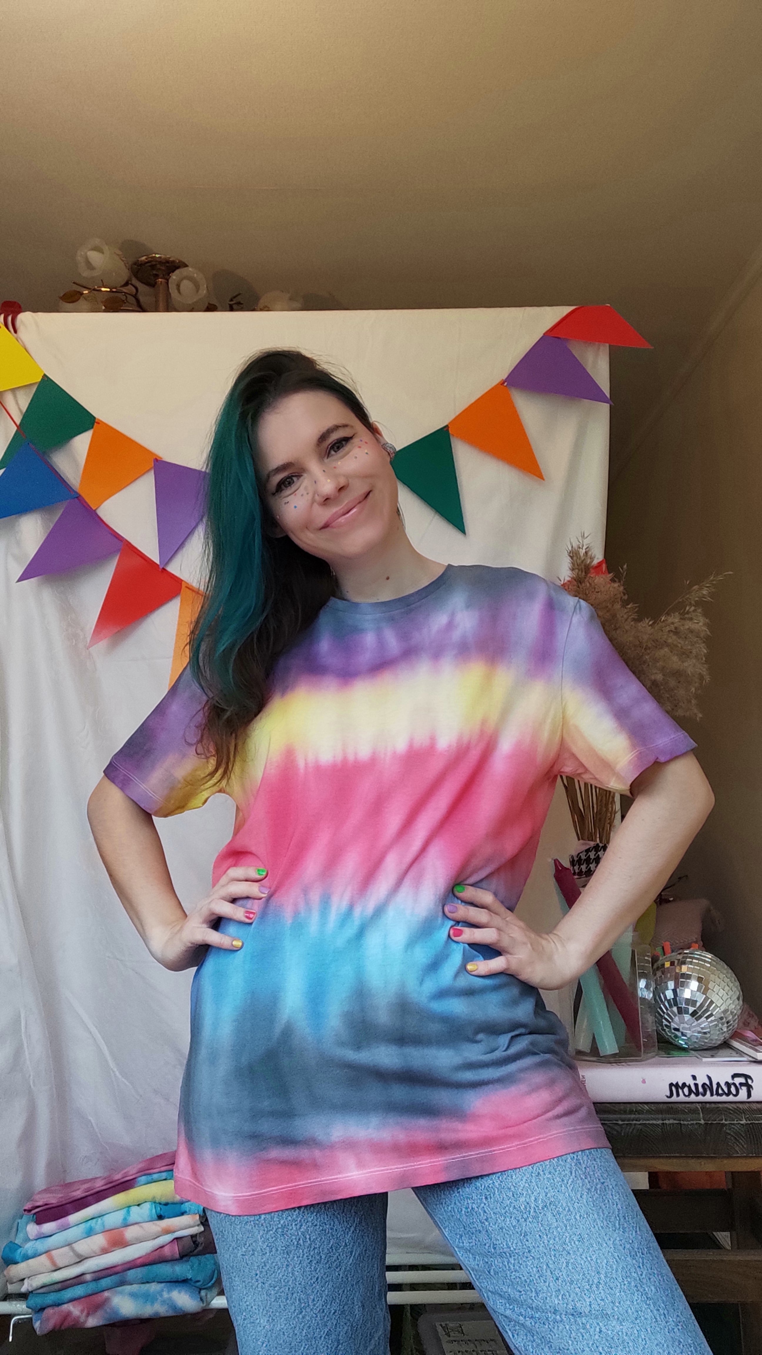 Virgo tie-dye shirt