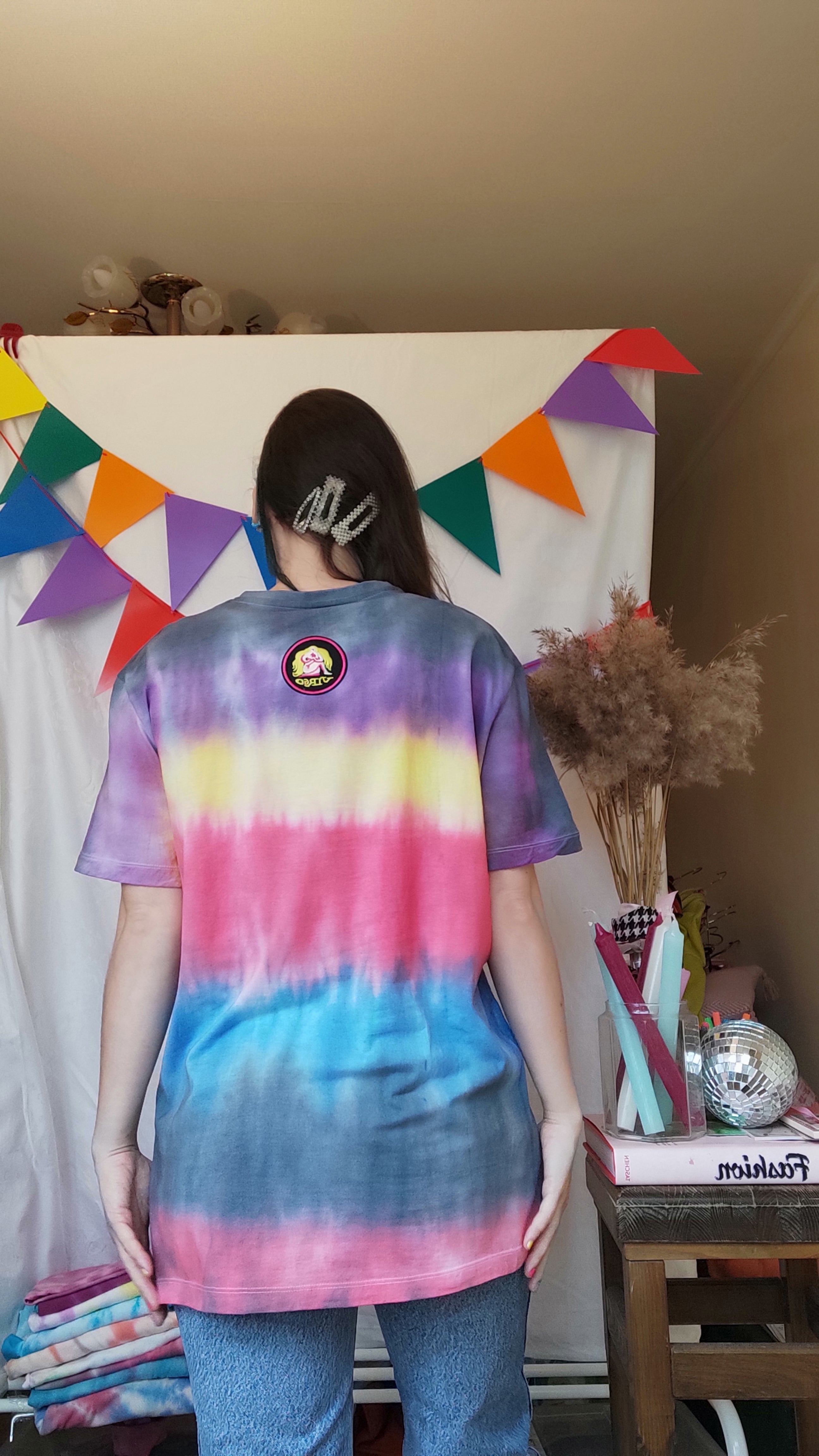 Virgo tie-dye shirt