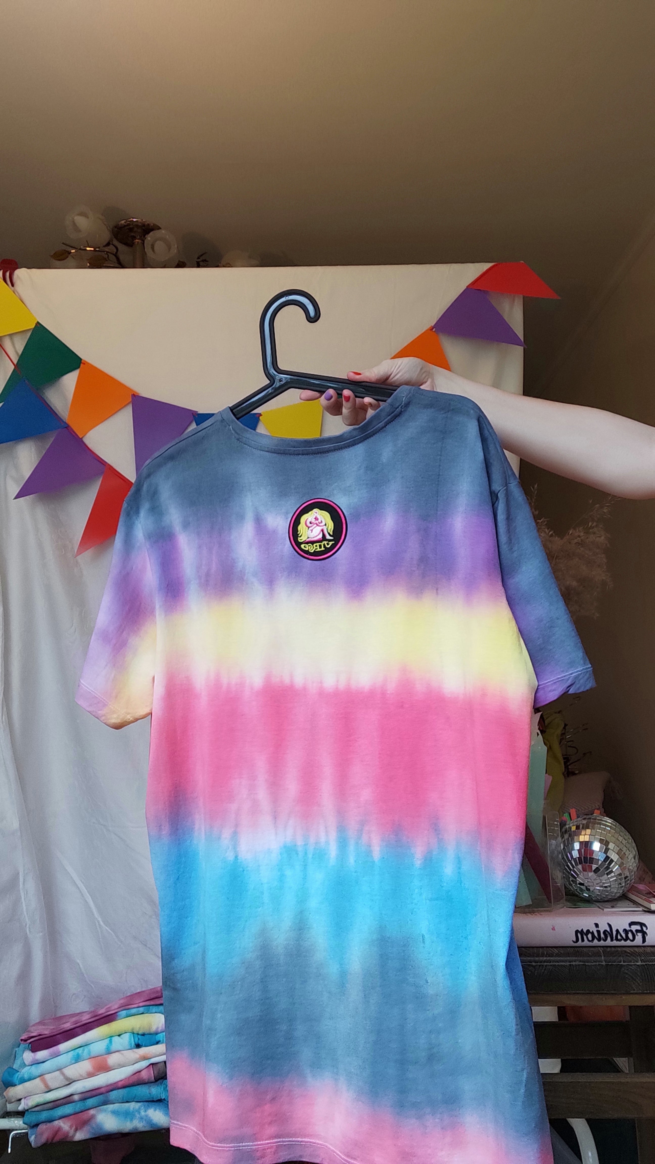 Virgo tie-dye shirt