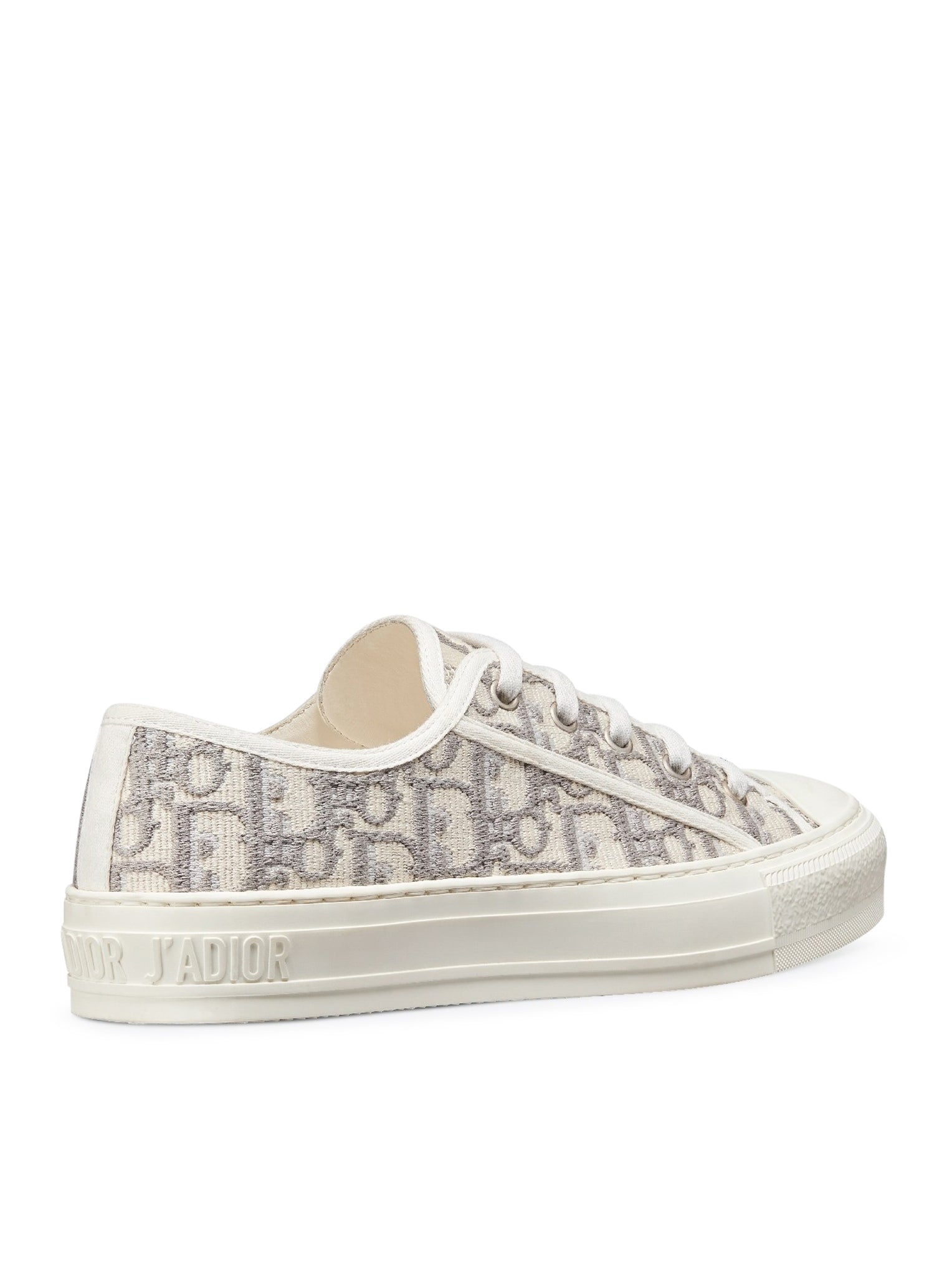 WALK`N`DIOR Cotton Sneaker with Oblique Embroidery