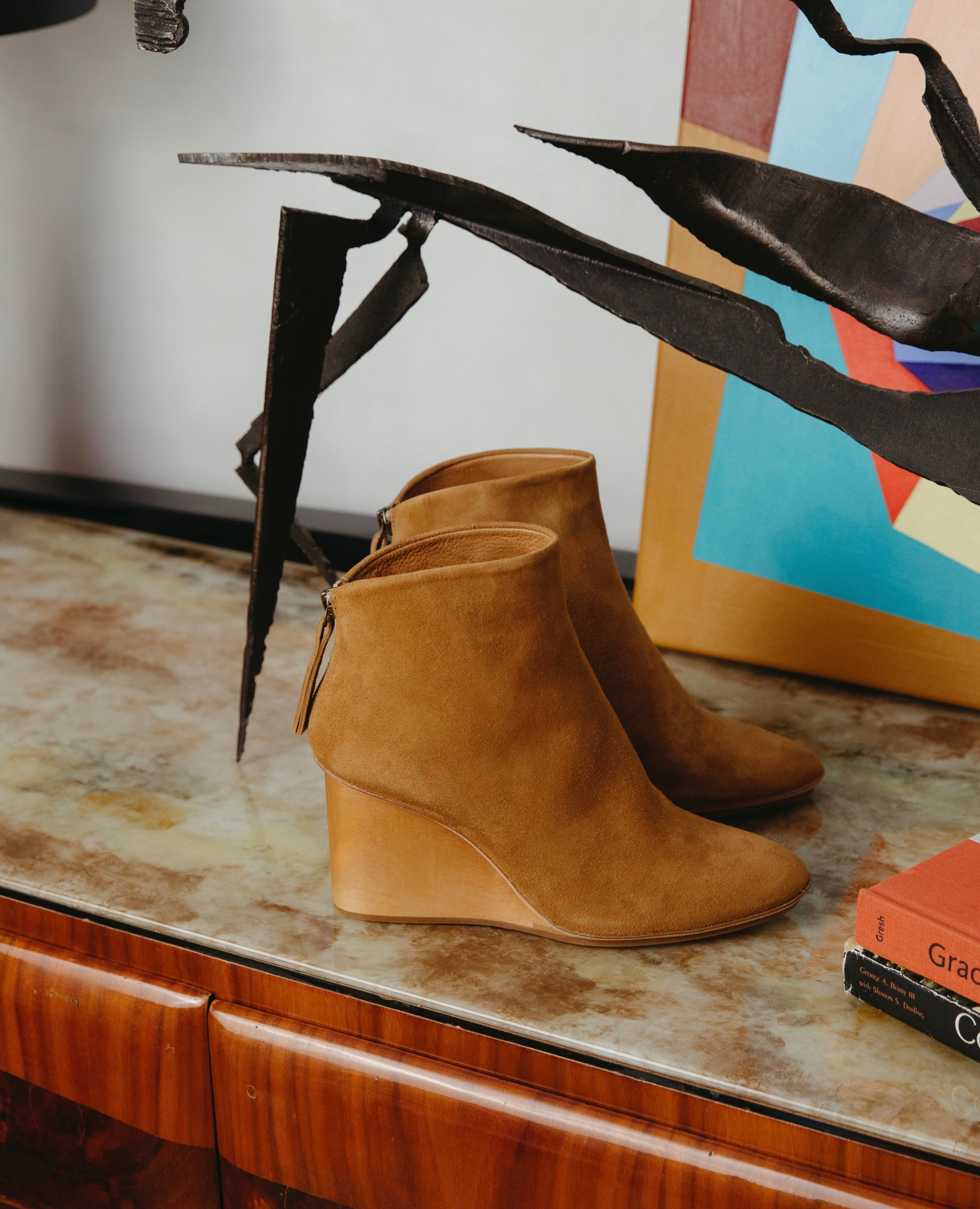 Warehouse Sale - Lovage Boots, Tan Suede - Best Prices, Limited Availability