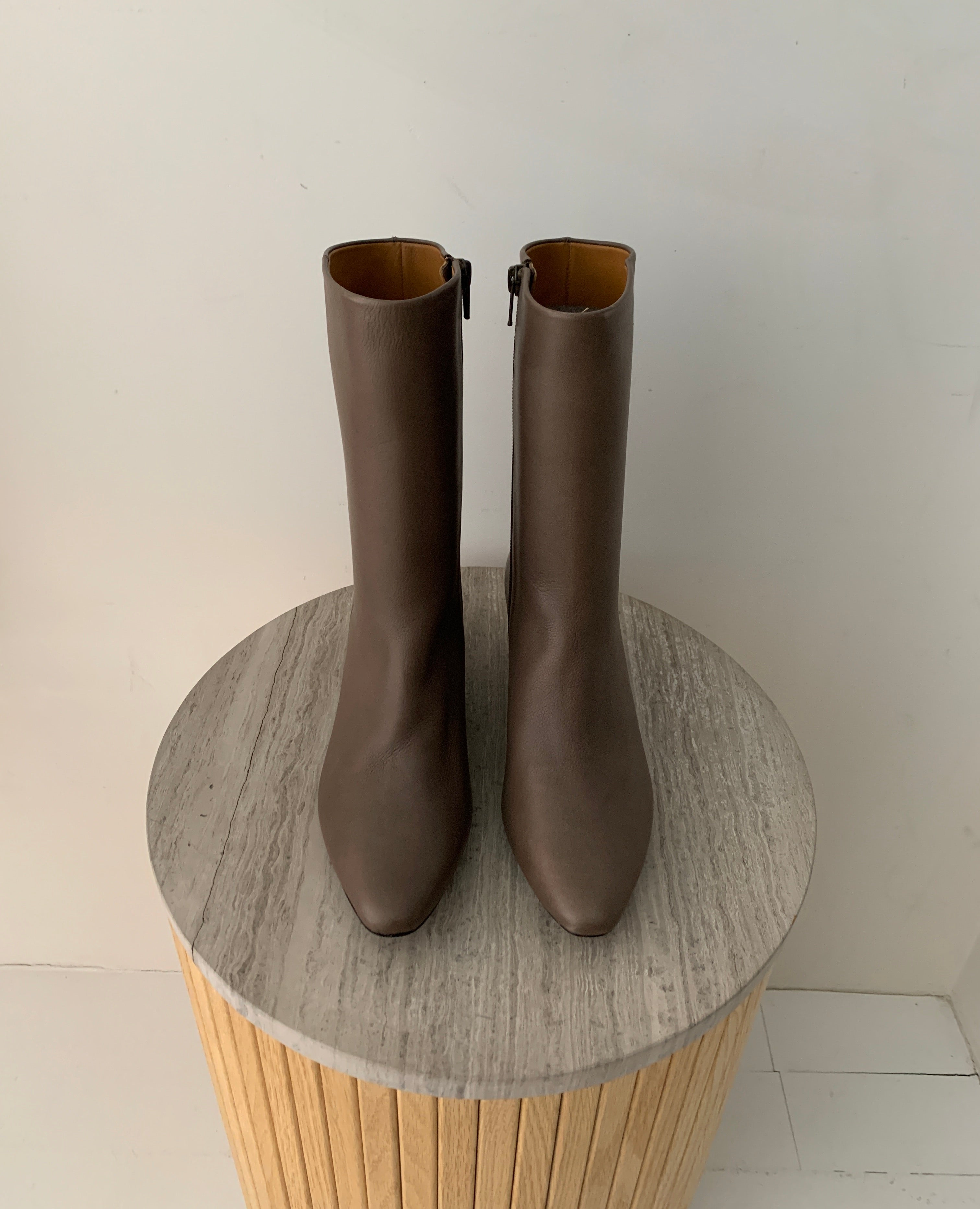 Warehouse Sale - Wakame boots in taupe leather