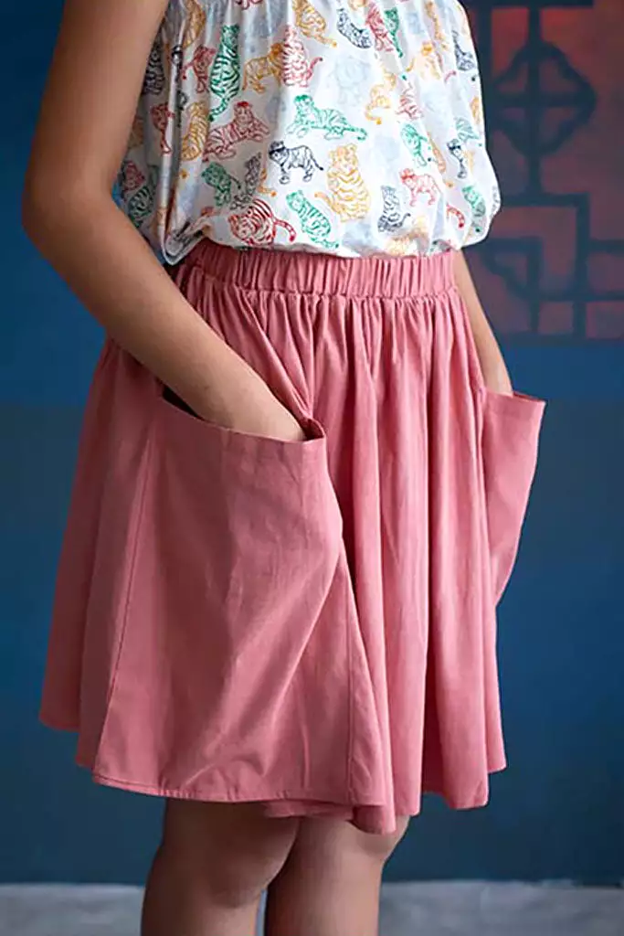 Wendy Flare Skirt - Rose Red | Buy Now