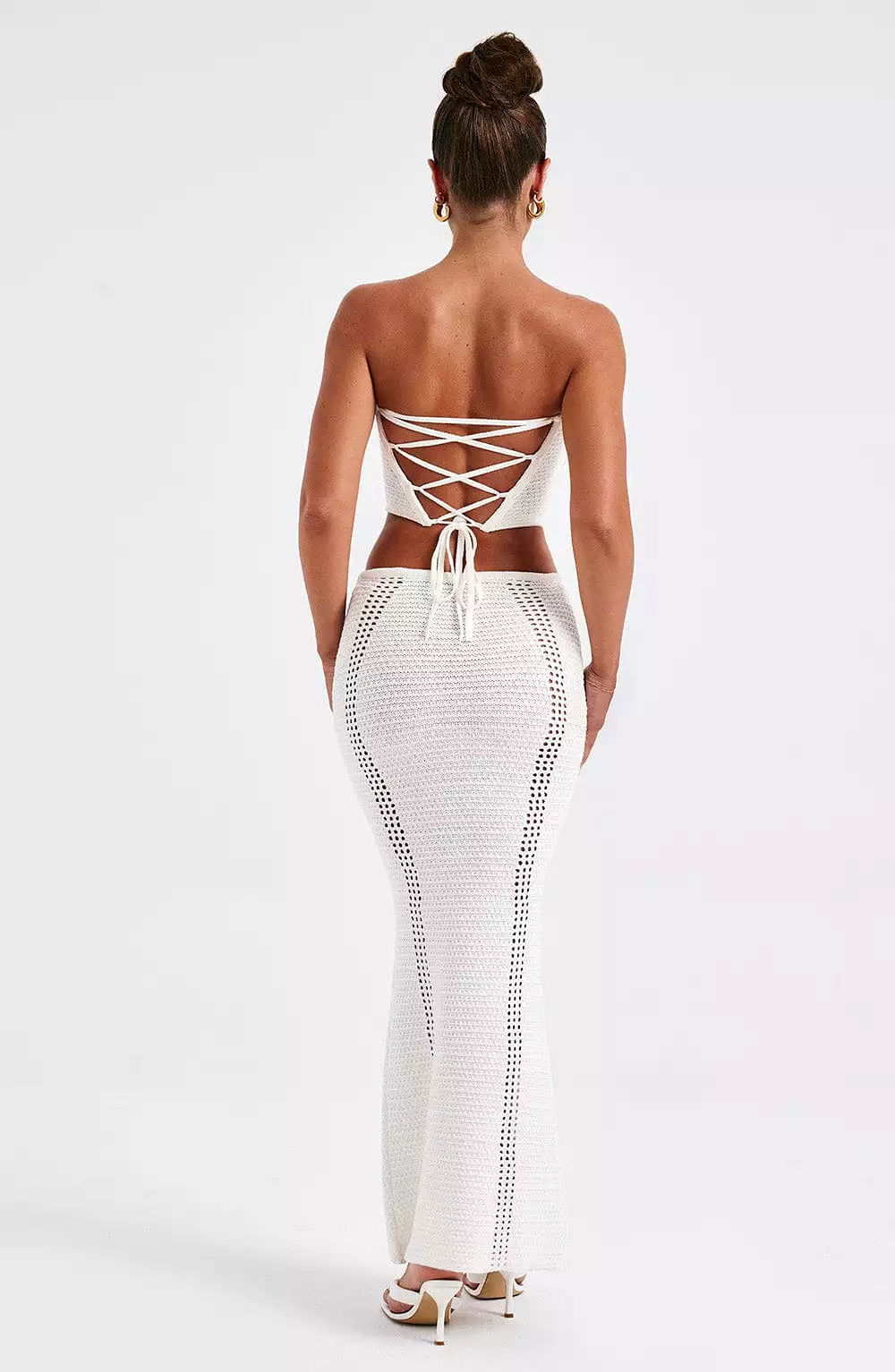 White Chayenne Maxi Skirt