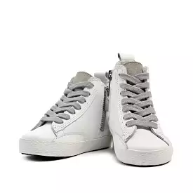 White high top sneakers