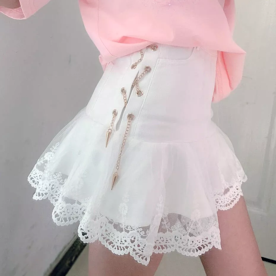 White Lace Skirt - Shop Now