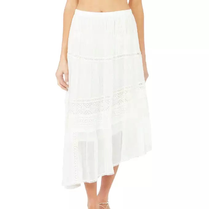 White Vincentina Skirt