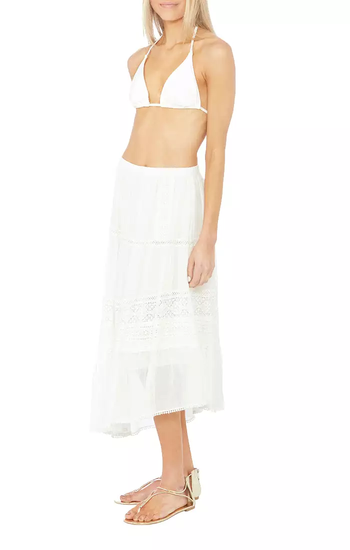 White Vincentina Skirt