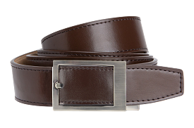 XL Espresso Dress Belt, 1.375 Strap