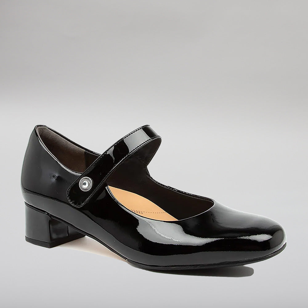 ZIERA - Women's Kitty-W Black Patent Shoes